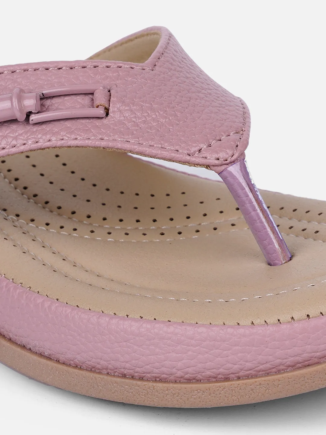 Women's Lavender Thong Sandals (IU6013)
