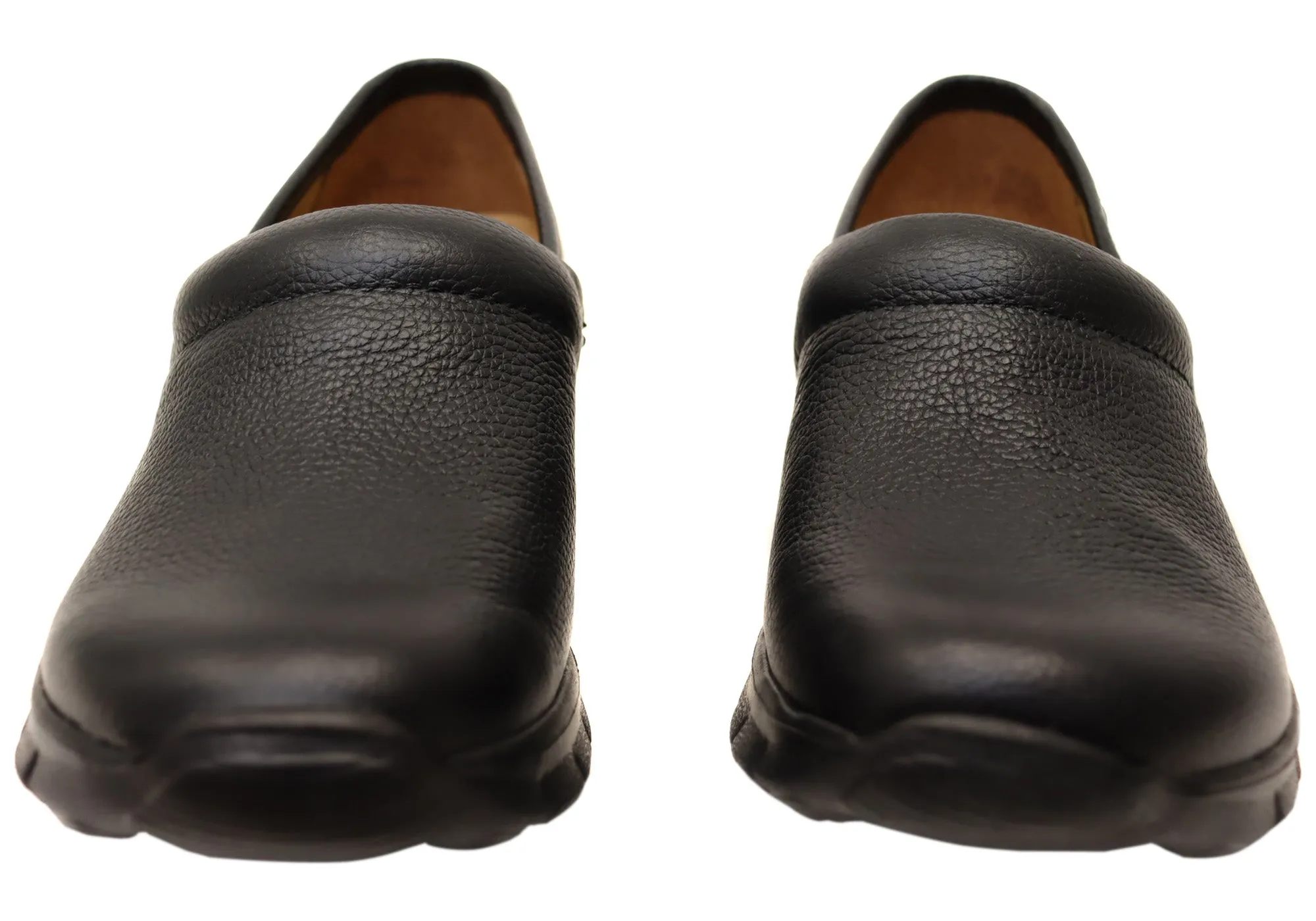 Womens Nurse Mates Libby Comfortable Wide Fit Leather Slip On Shoes