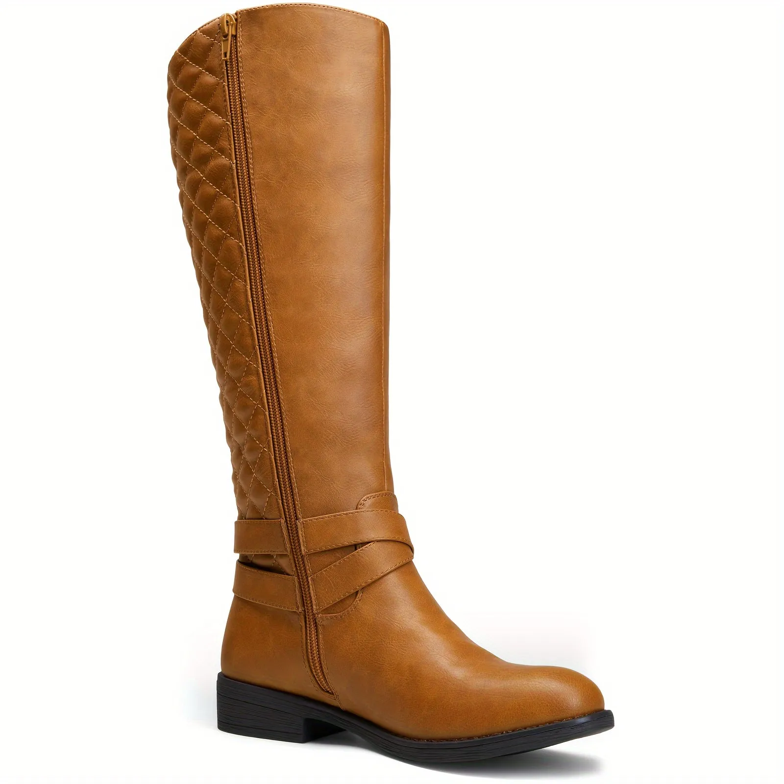 Womens Quilted KneeHigh Riding Boots  Stylish  Durable