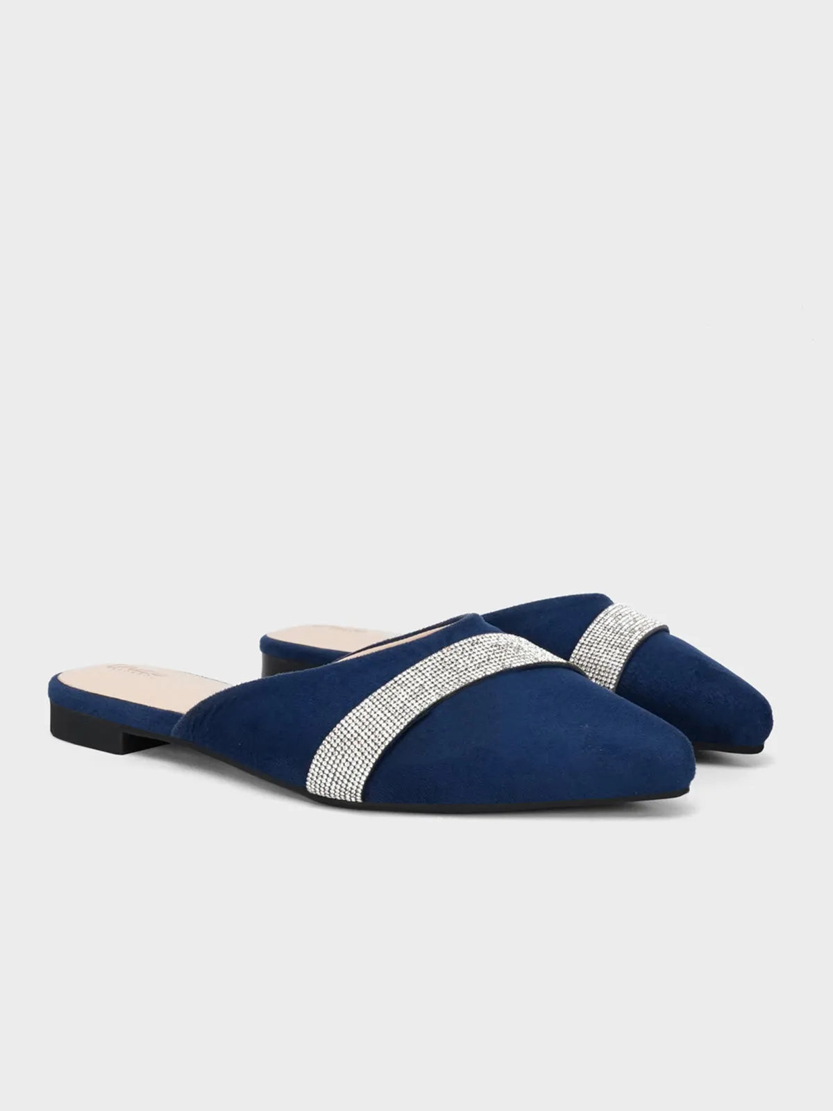 Women's "LEATON" Open Back Fancy Slippers
