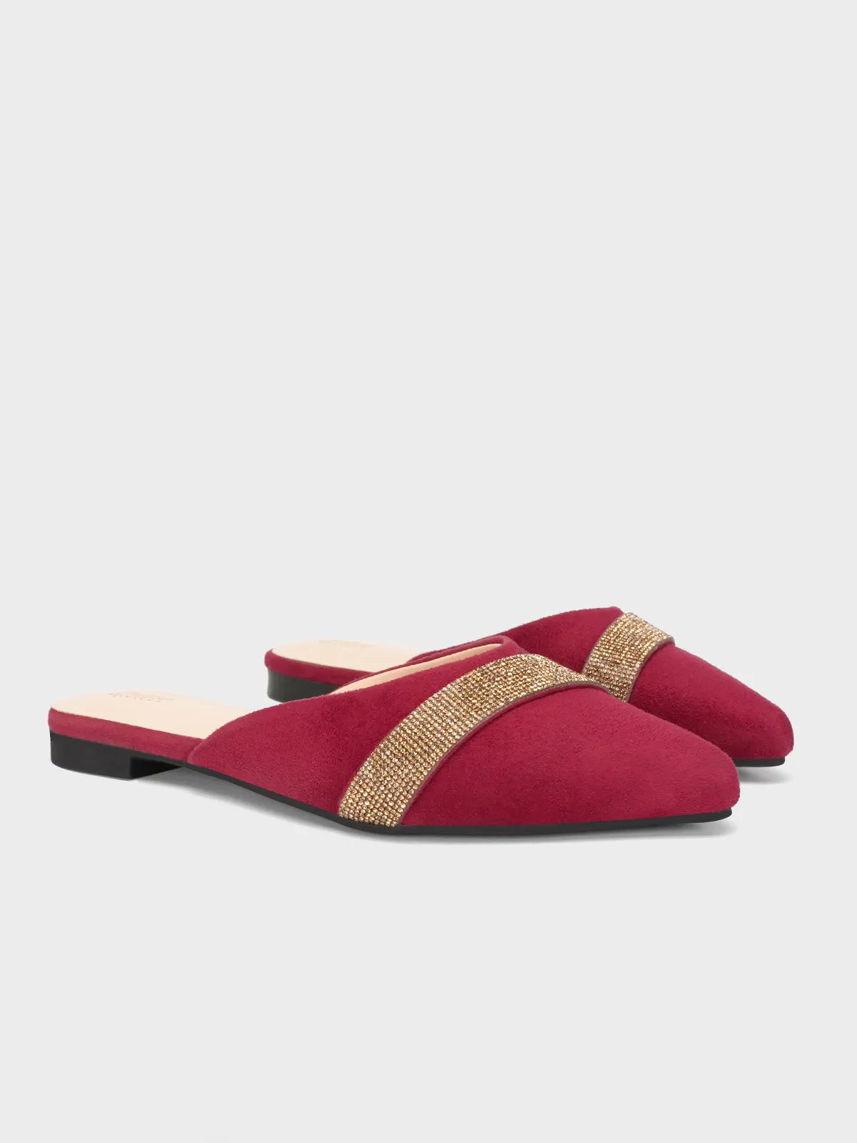 Women's "LEATON" Open Back Fancy Slippers