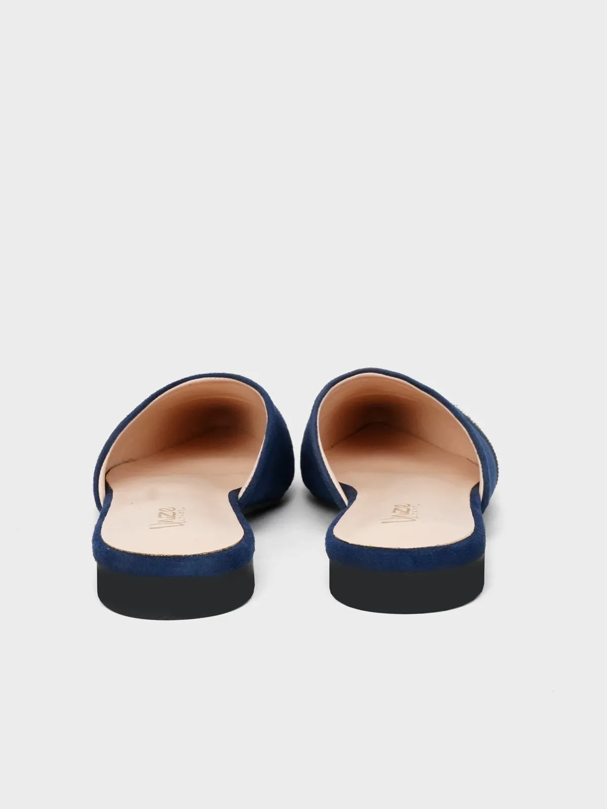 Women's "LEATON" Open Back Fancy Slippers