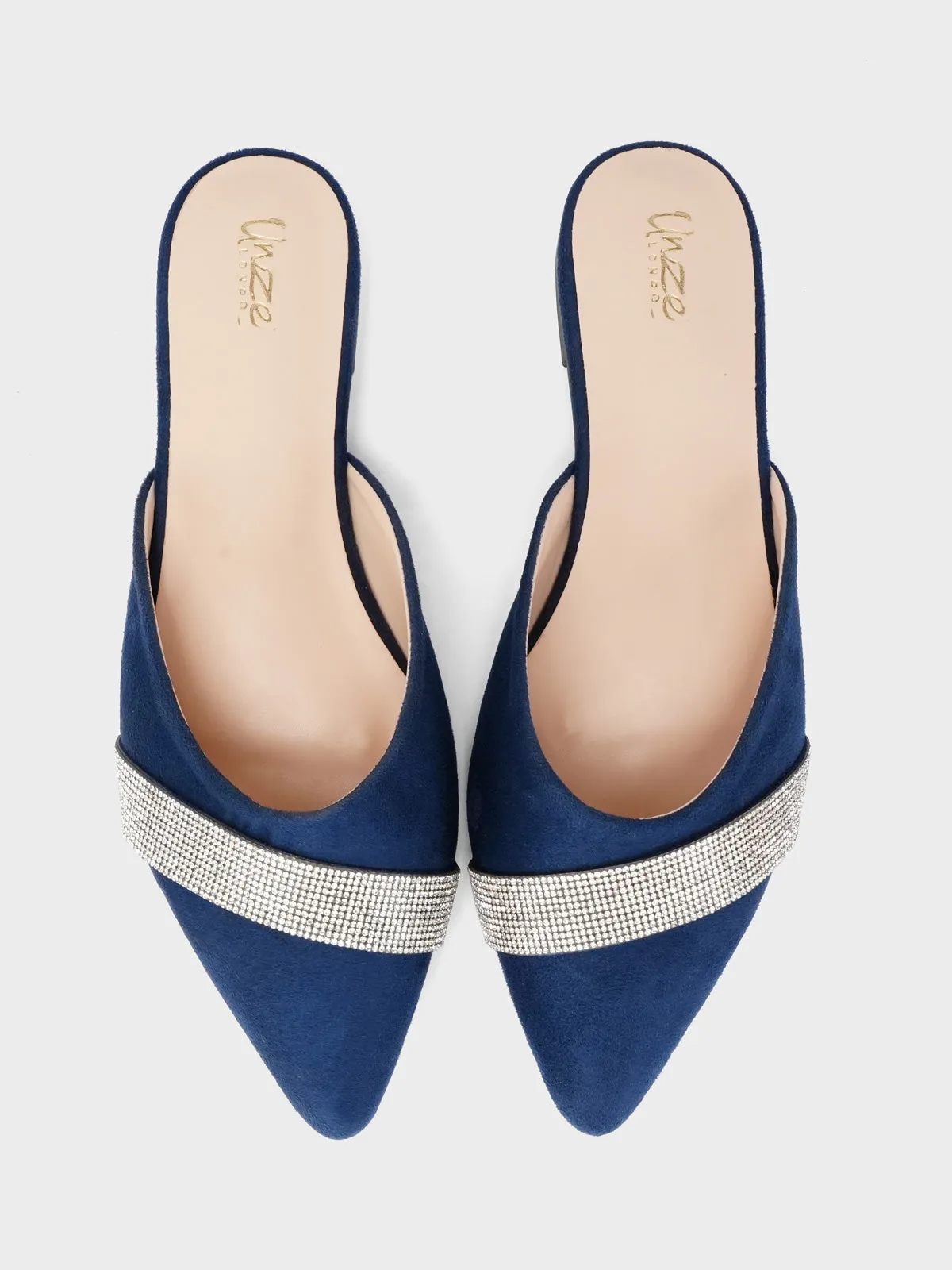 Women's "LEATON" Open Back Fancy Slippers