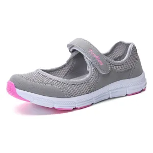 Women's summer breathable sports shoes healthy walking mesh running shoes