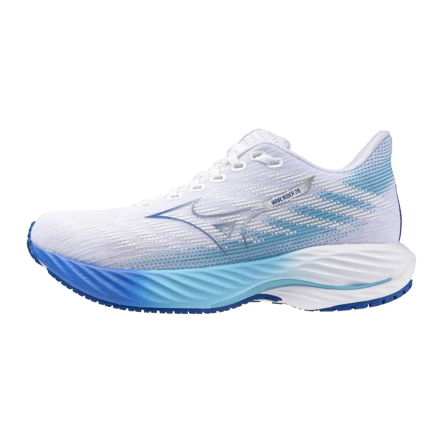Women's Wave Rider 28 Sneakers In White/mugen Blue