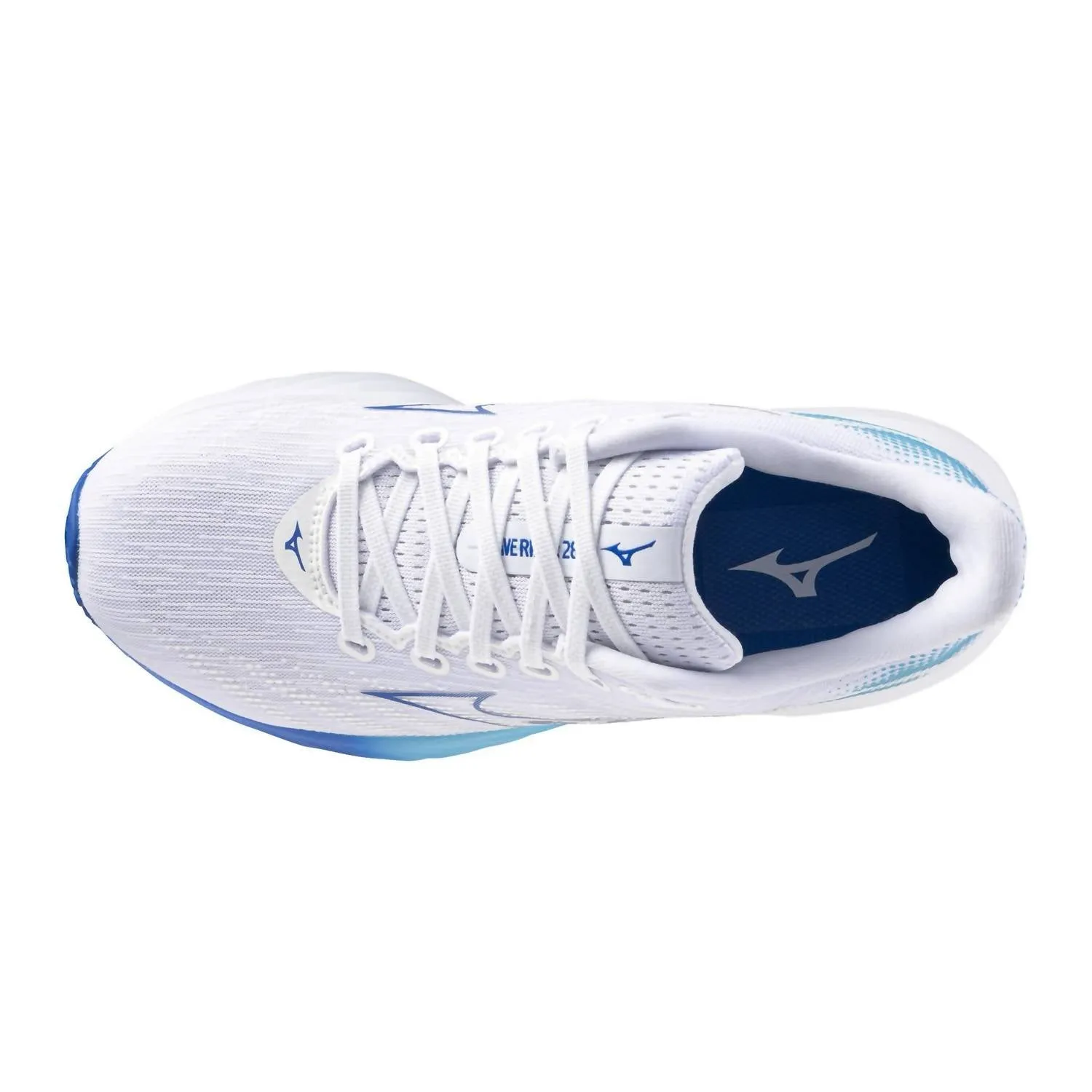 Women's Wave Rider 28 Sneakers In White/mugen Blue