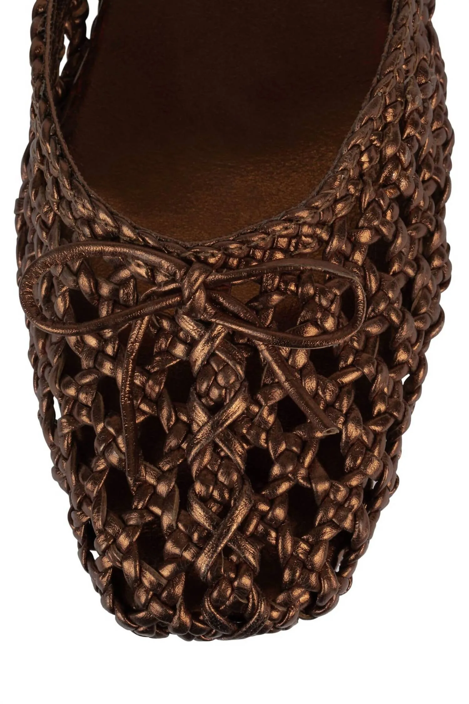 Women's Weave-Me Sandals In Bronze