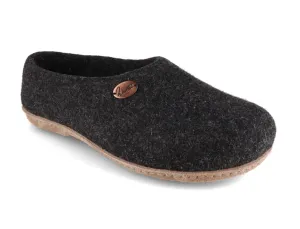 WoolFit® closed heel Felt Clogs | Classic, graphite
