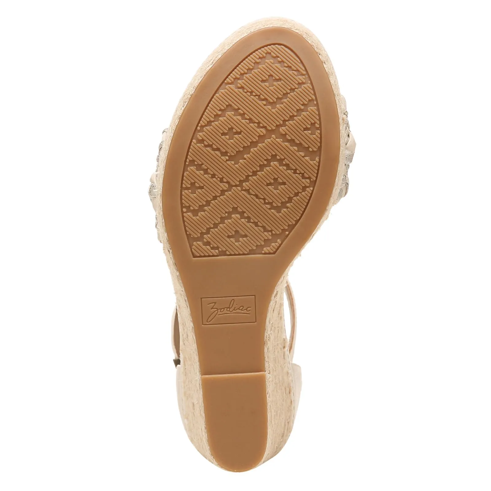 ZODIAC Womens Sabeen-espadrille Espadrille Wedge Sandal, Birch Yellow, 10 US