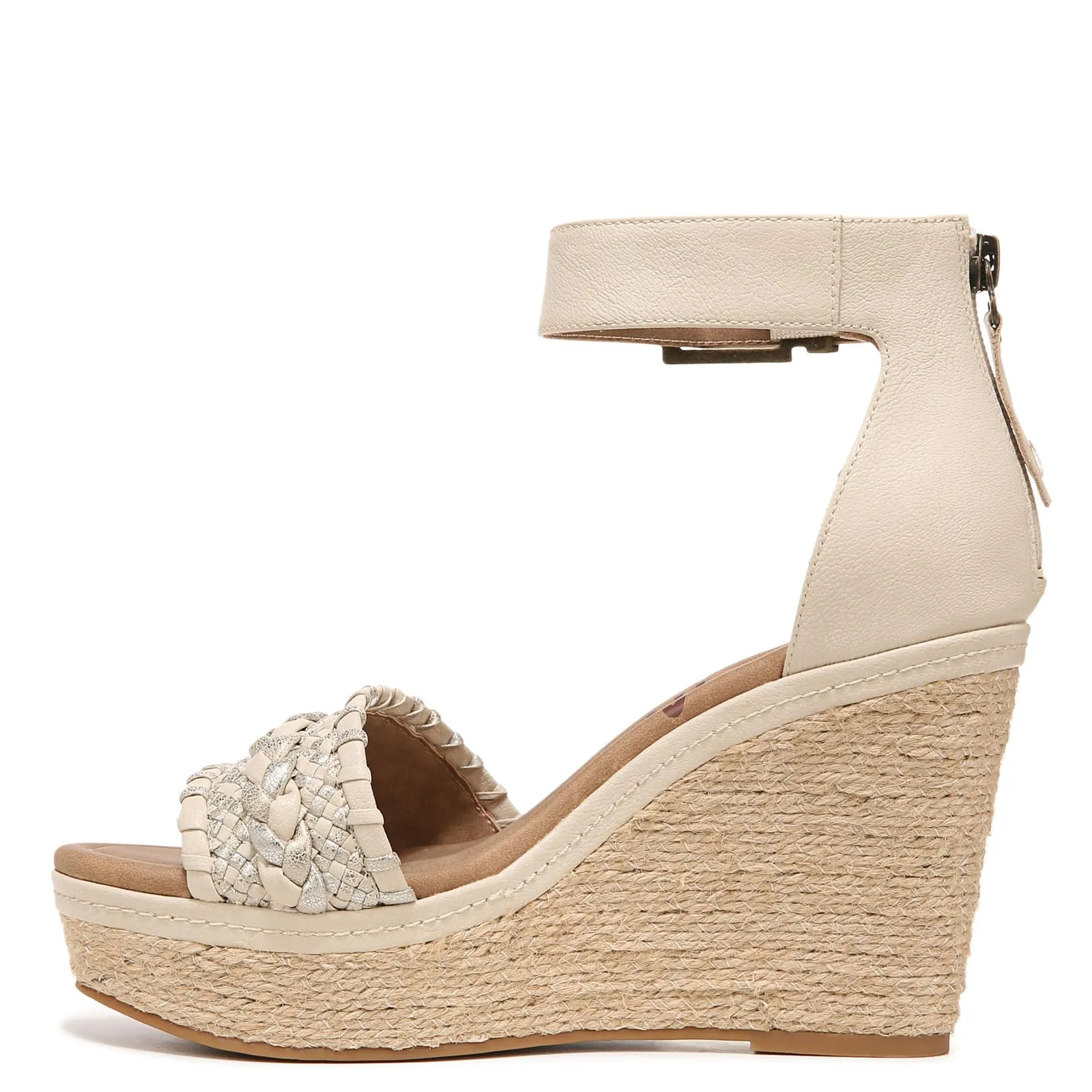 ZODIAC Womens Sabeen-espadrille Espadrille Wedge Sandal, Birch Yellow, 10 US