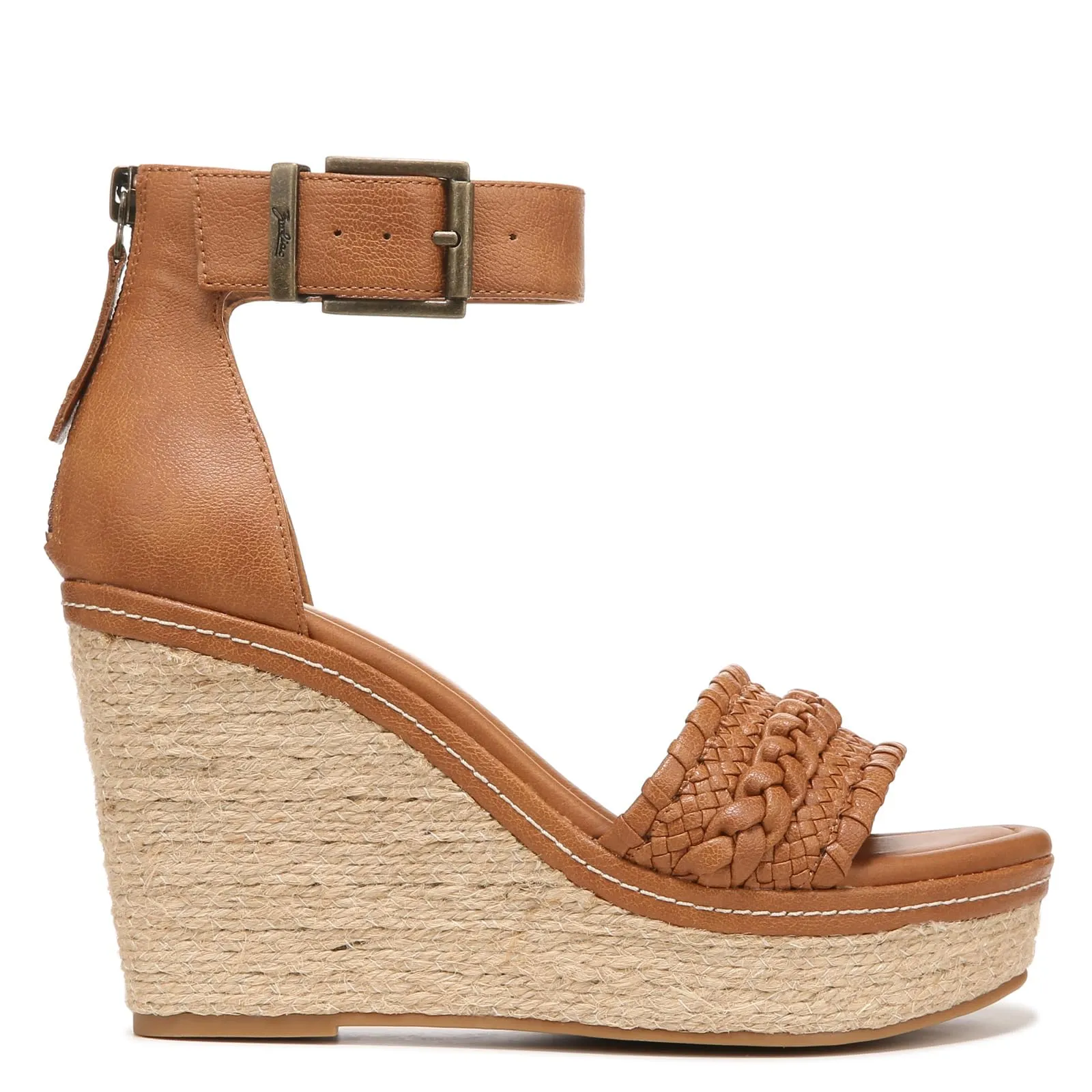 ZODIAC Womens Sabeen-espadrille Espadrille Wedge Sandal, Caramel, 9 US