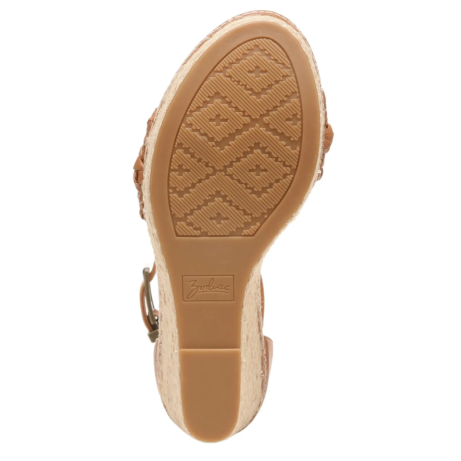 ZODIAC Womens Sabeen-espadrille Espadrille Wedge Sandal, Caramel, 9 US