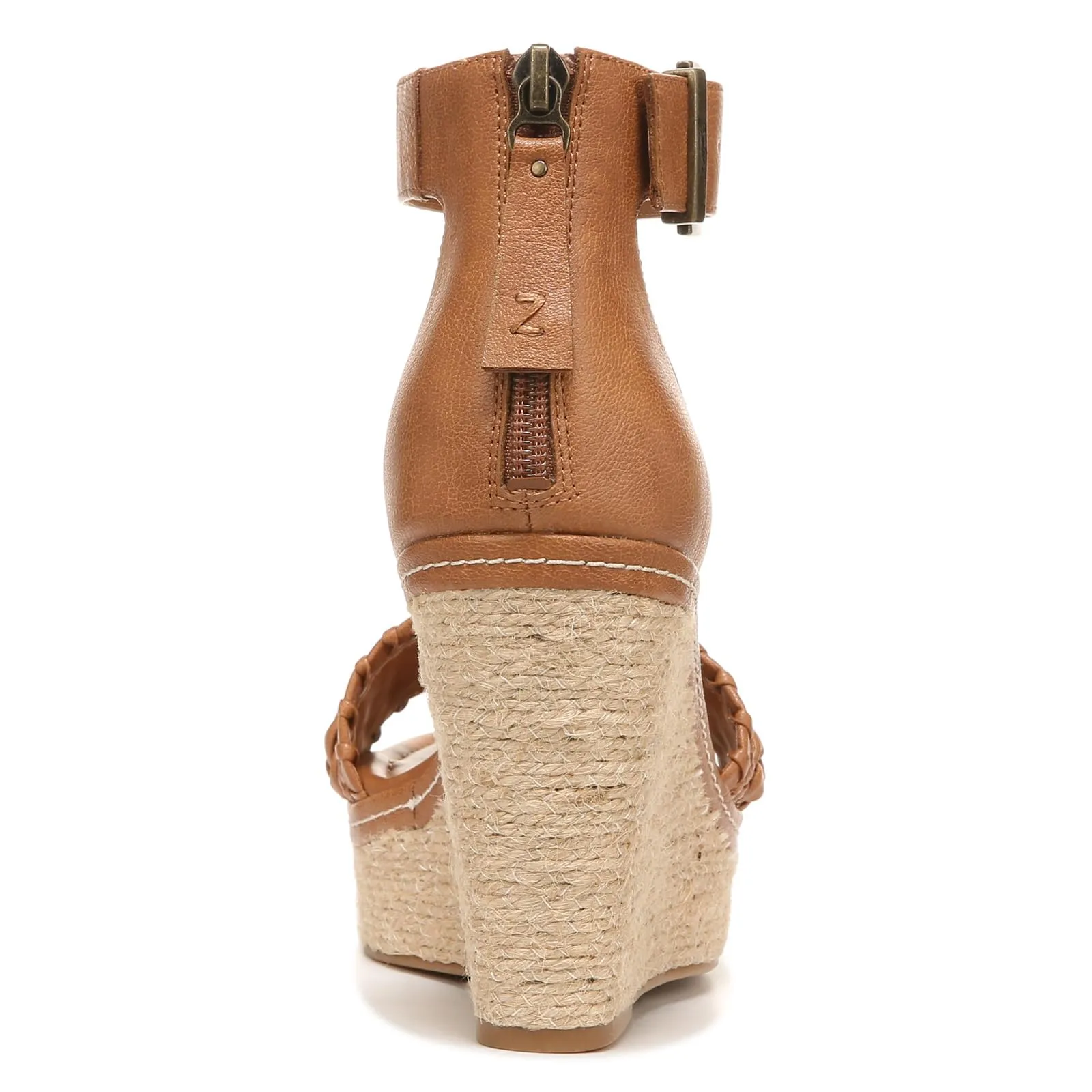 ZODIAC Womens Sabeen-espadrille Espadrille Wedge Sandal, Caramel, 9 US